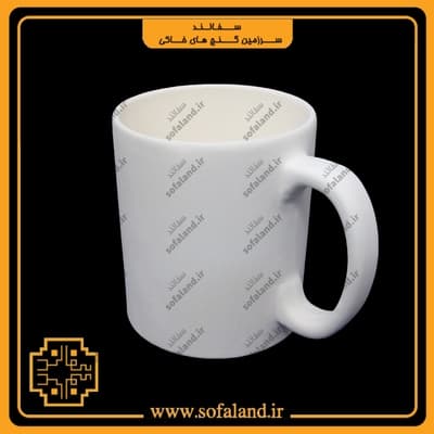 ماگ سرامیکی طرح استوانه دسته دار سفالند — تصویر ۳