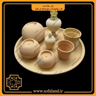 ست دکوری سفالی طرح پنج سفالند