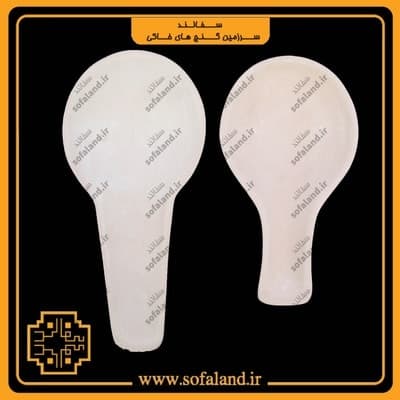 زیر قاشقی سفالی دسته کوتاه سفالند
