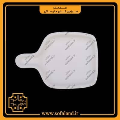 تابه کوچک سرامیکی طرح مربعی سفالند