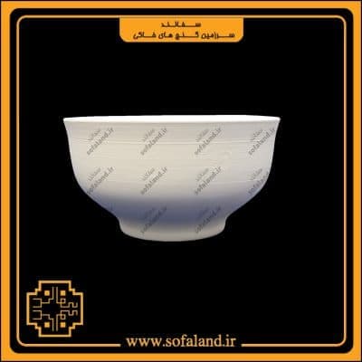 کاسه ماست لبه دار سرامیکی