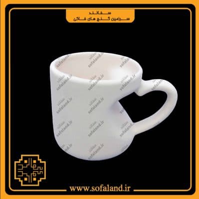 ماگ دسته قلبی سرامیکی سفالند — تصویر ۲