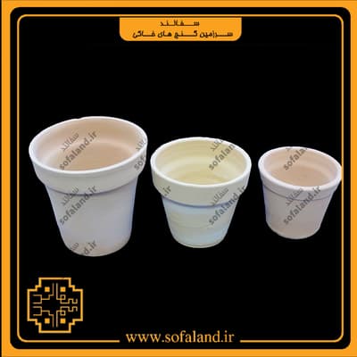 گلدان لبه دار آلمانی سفالند