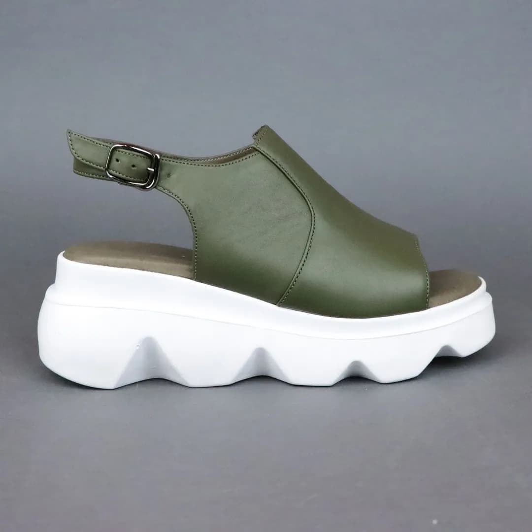 صندل زنانه چرم کد 204010 — تصویر ۵