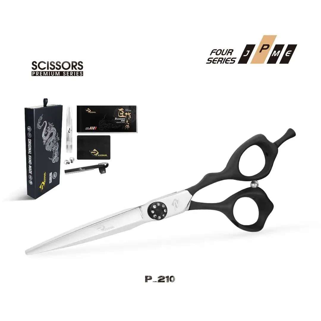 قیچی کوتاهی و کات مو پریمیوم رزونال مدل P-210 سایز 6
