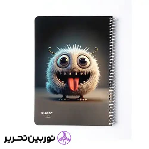 دفتر 60 برگ تک خط وزیری سیمی کلاسیک- طرح 5
