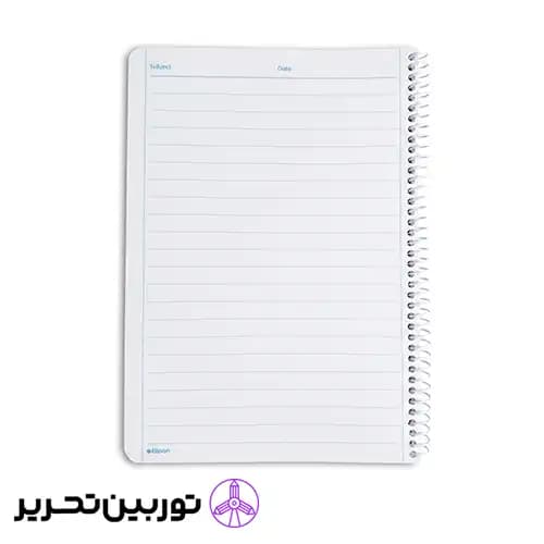 دفتر 60 برگ تک خط وزیری سیمی کلاسیک- طرح 5 — تصویر ۲