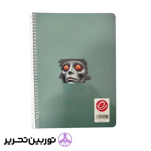 دفتر 60 برگ تک خط وزیری سیمی کلاسیک- طرح 4 — تصویر ۳