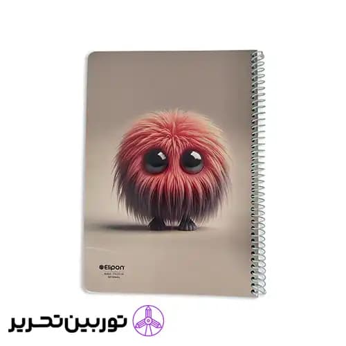 دفتر 60 برگ تک خط وزیری سیمی کلاسیک- طرح 1