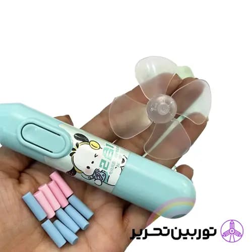 پاکن برقی پنکه دار فانتزی طرح سانریو سبز — تصویر ۴