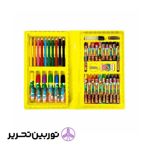 ست نقاشی طرح کاپی بارا رنگ زرد — تصویر ۲