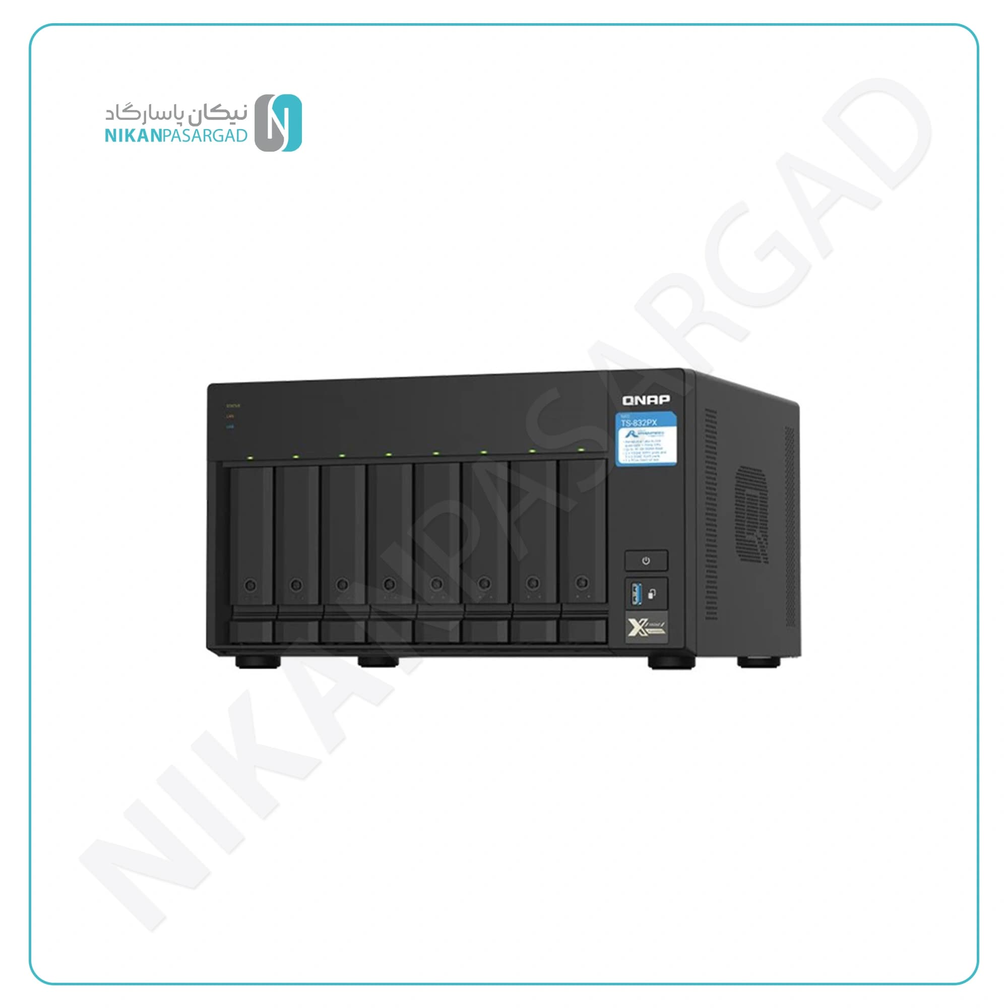 ذخیره ساز کیونپ مدل TS-832PX — تصویر ۲