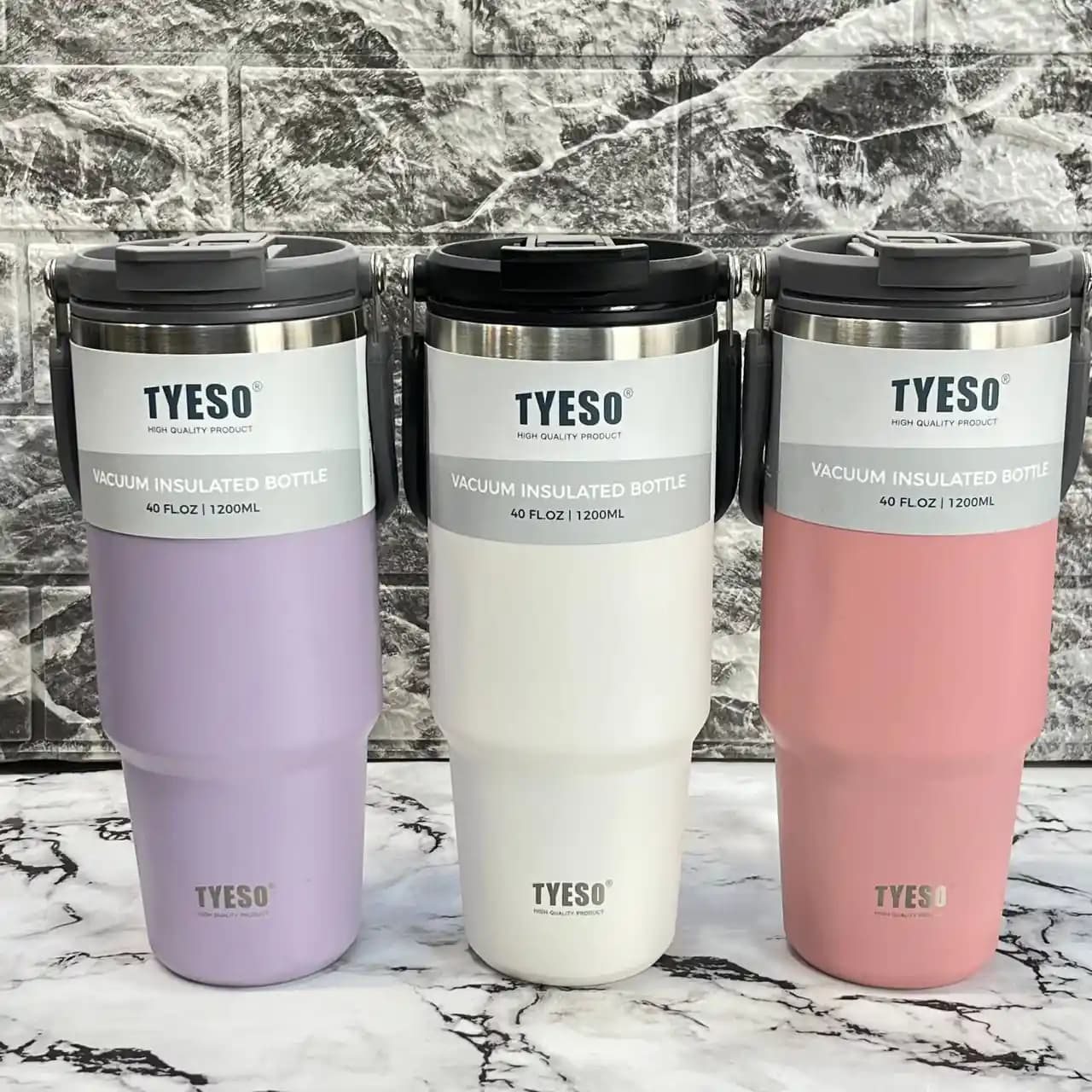 تراول ماگ 1200 میل دسته دار تیسو TYESO