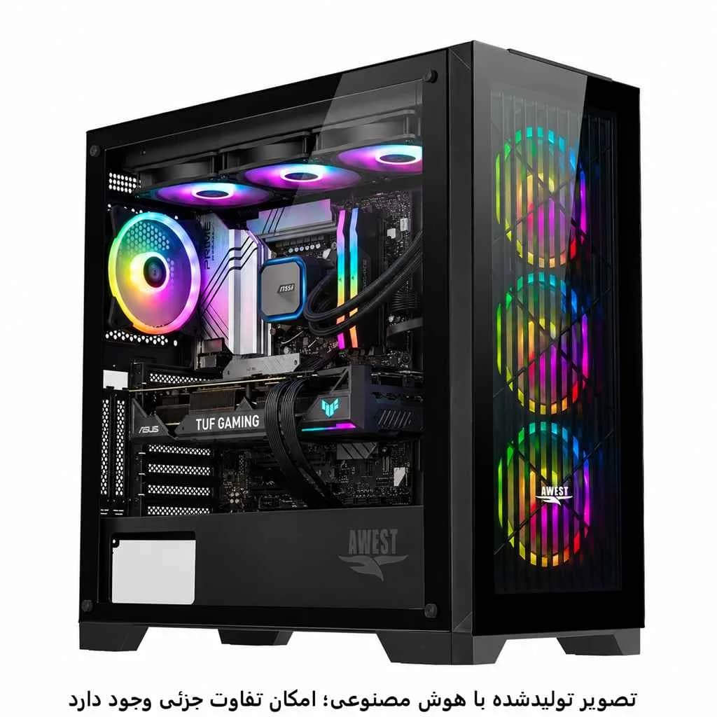 کیس اسمبل شده رندرینگ i5 14600K-Z790P-32GB DDR5-SSD 1TB-3080 10GB کد-GS040