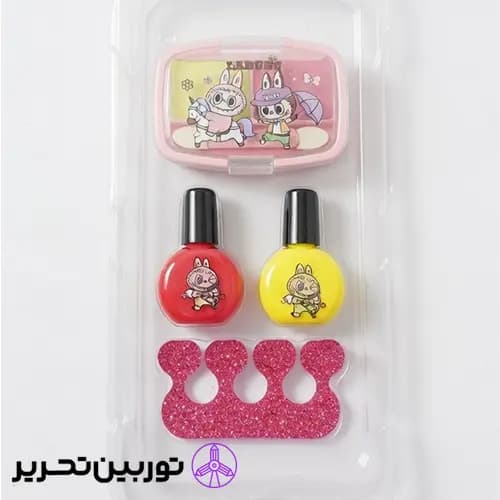 ست بچگانه آرایشی و لاک لبوبو — تصویر ۲