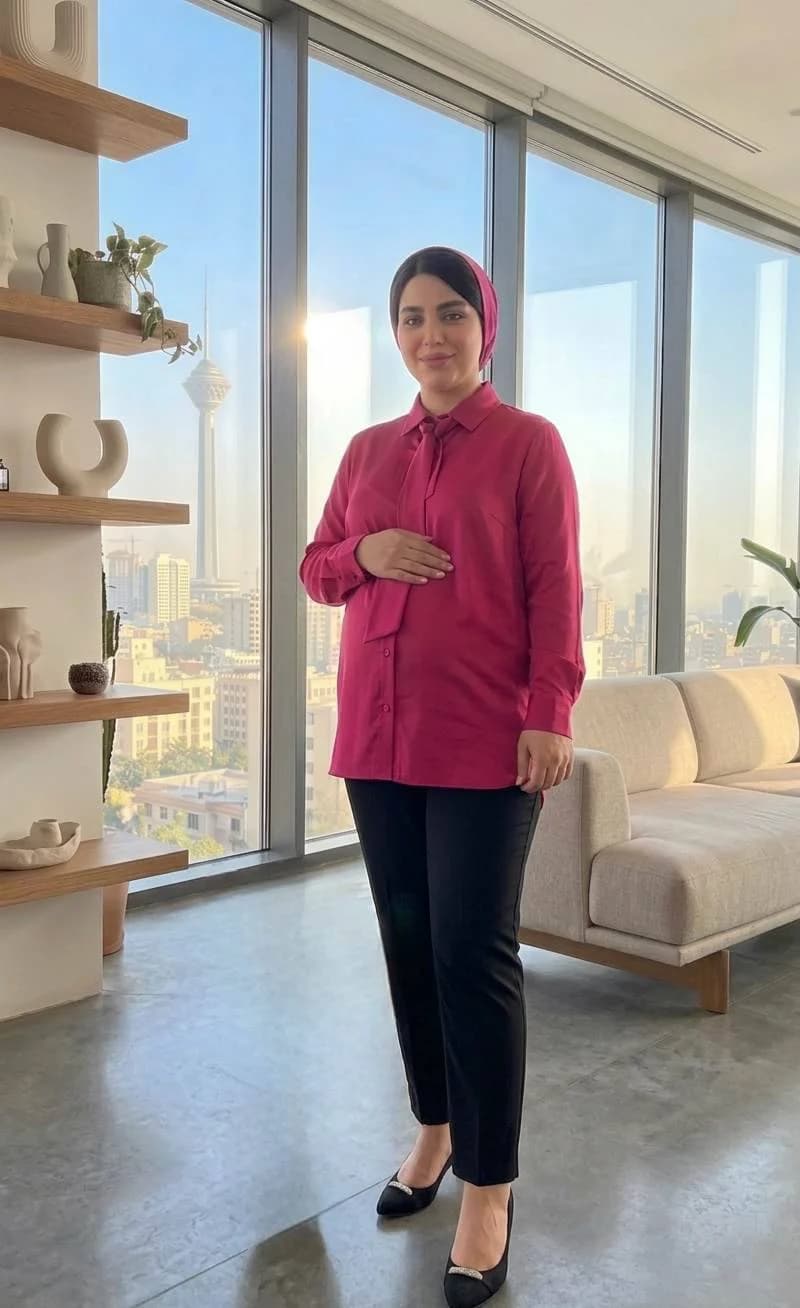 شومیز بارداری و شیردهی فلور — تصویر ۳