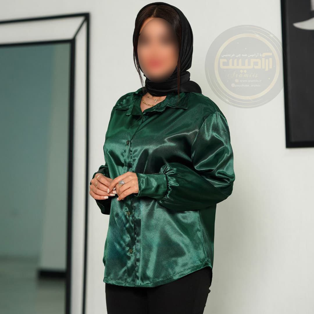 شومیز مجلسی ساتن — تصویر ۷