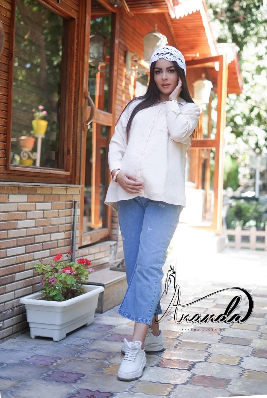 شومیزشیشه ای بارداری هیوا — تصویر ۳