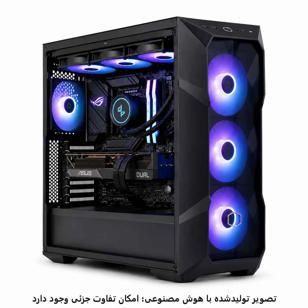 کیس اسمبل شده رندرینگ Ultra 5 245K- B860M- 32GB DDR5- SSD 1TB- RTX 5060 کد 1-RE011