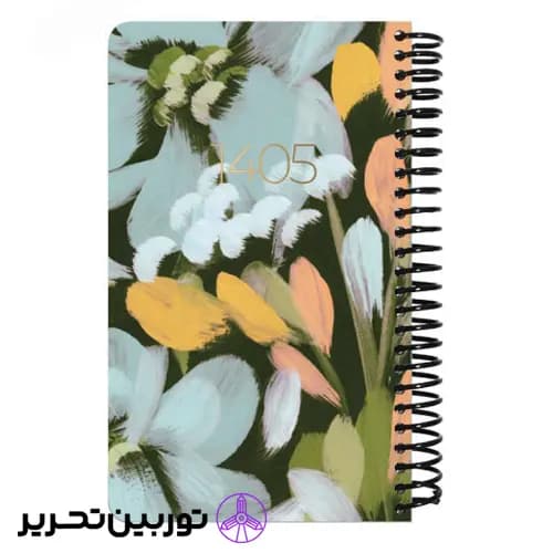 سالنامه (سررسید) روزشمار فنری جلد سخت اروپایی 1405 دات نوت – طرح 10