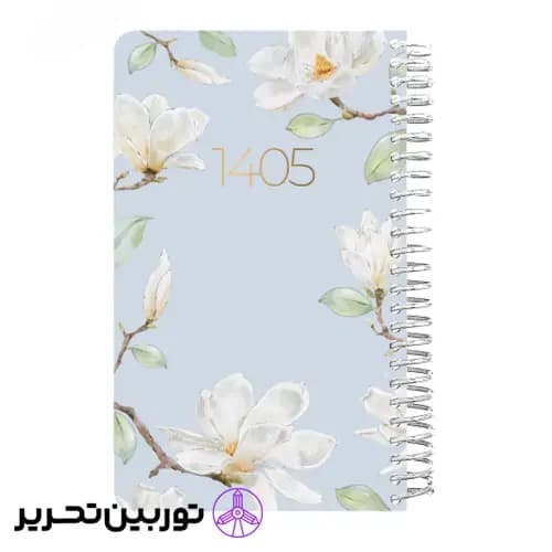 سالنامه (سررسید) روزشمار فنری جلد سخت اروپایی 1405 دات نوت – طرح 8