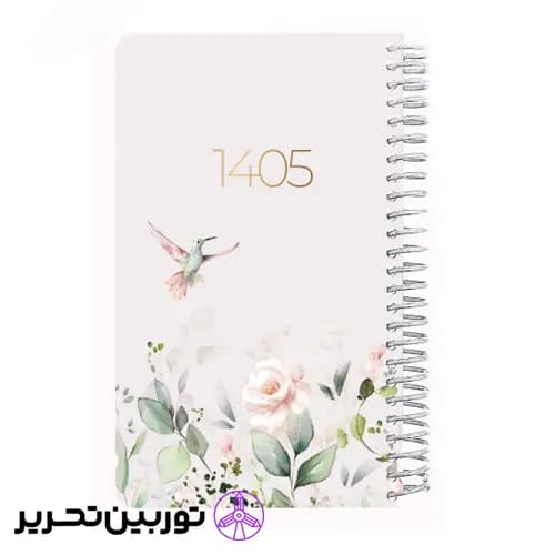 سالنامه (سررسید) روزشمار فنری جلد سخت اروپایی 1405 دات نوت – طرح 7