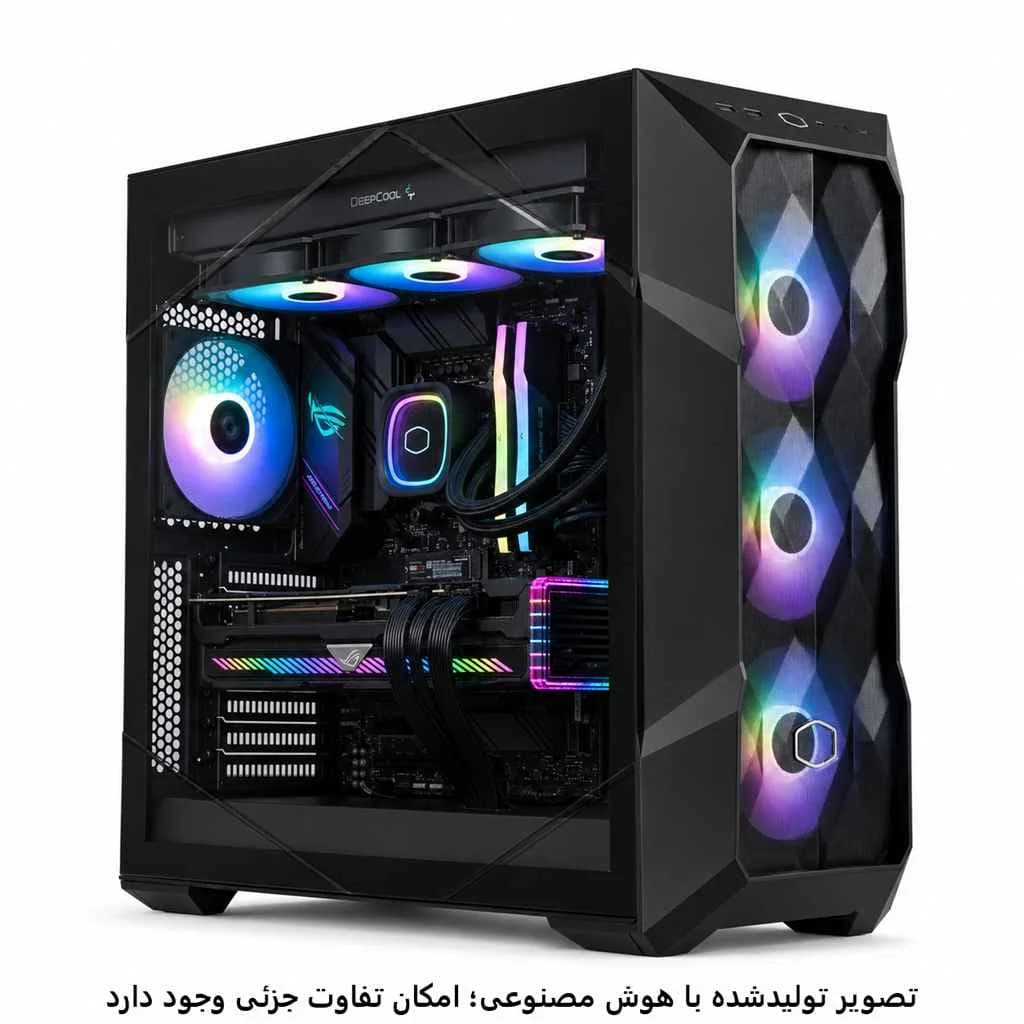 کیس اسمبل شده رندرینگ Ultra 5 245K- B860F- 32GB DDR5- SSD 1TB- RTX 3070 TI کد 1-GS030