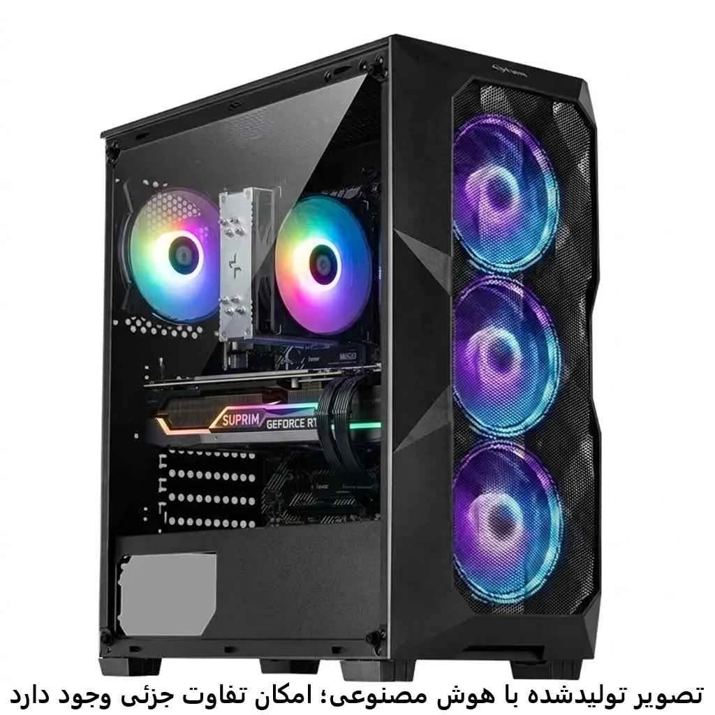 کیس اسمبل شده گیمینگ i513400F-H610M-K-16GB DDR4-SSD 1TB-RTX 3070 8GB کد 1-GS026