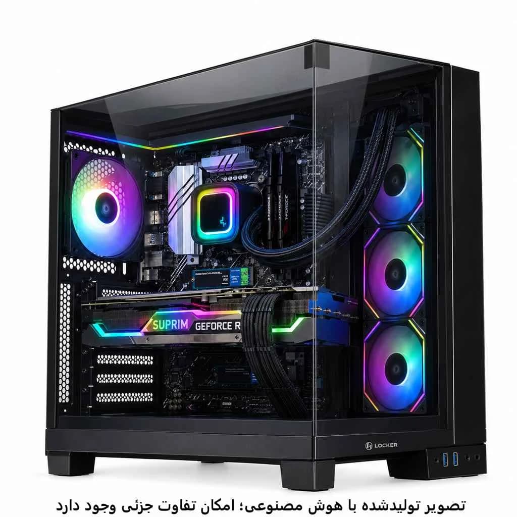 کیس اسمبل شده گیمینگ 14400F-B760MK-16GB DDR4-SSD 1TB-RTX 3070 8GBکد 1-GS022