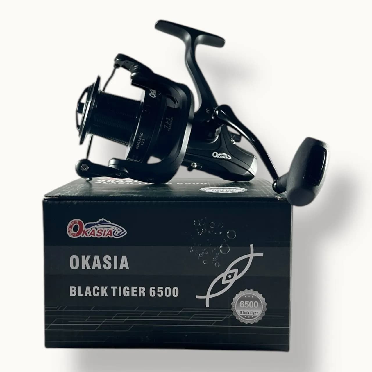 چرخ ماهیگیری برند ترکیهای OKASIA مدل BLACK TIGER سایز 6500