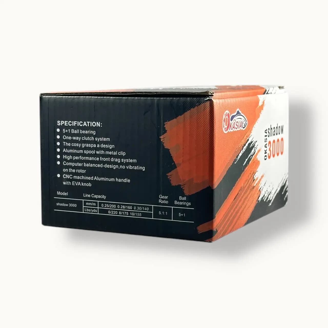 چرخ ماهیگیری OKASIA مدل Shadow سایز 3000 — تصویر ۶