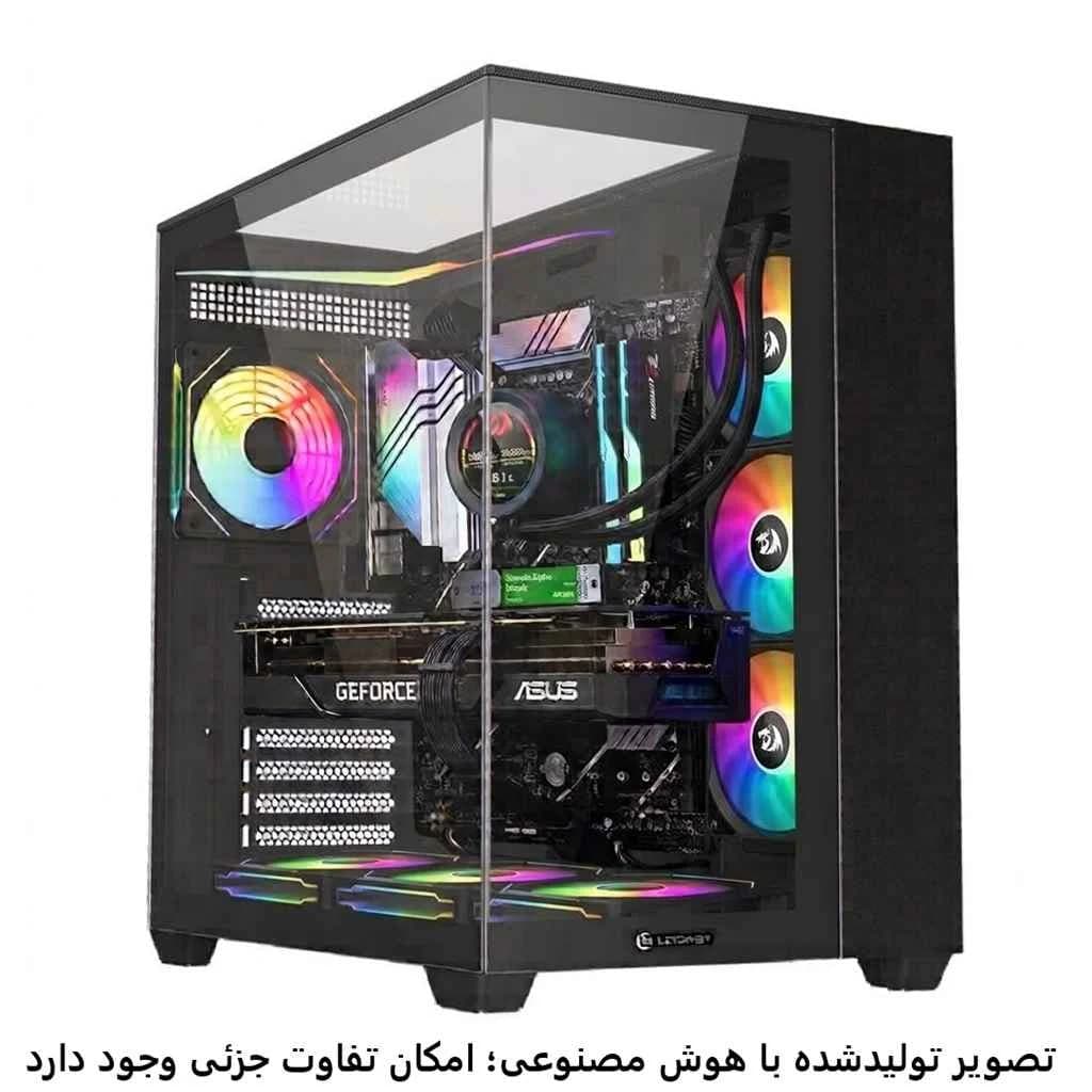 کیس اسمبل شده گیمینگ i5 14th- b760 plus- 32GB DDR5- SSD 1TB- rtx5060 ti 16Gb کد 1-G027