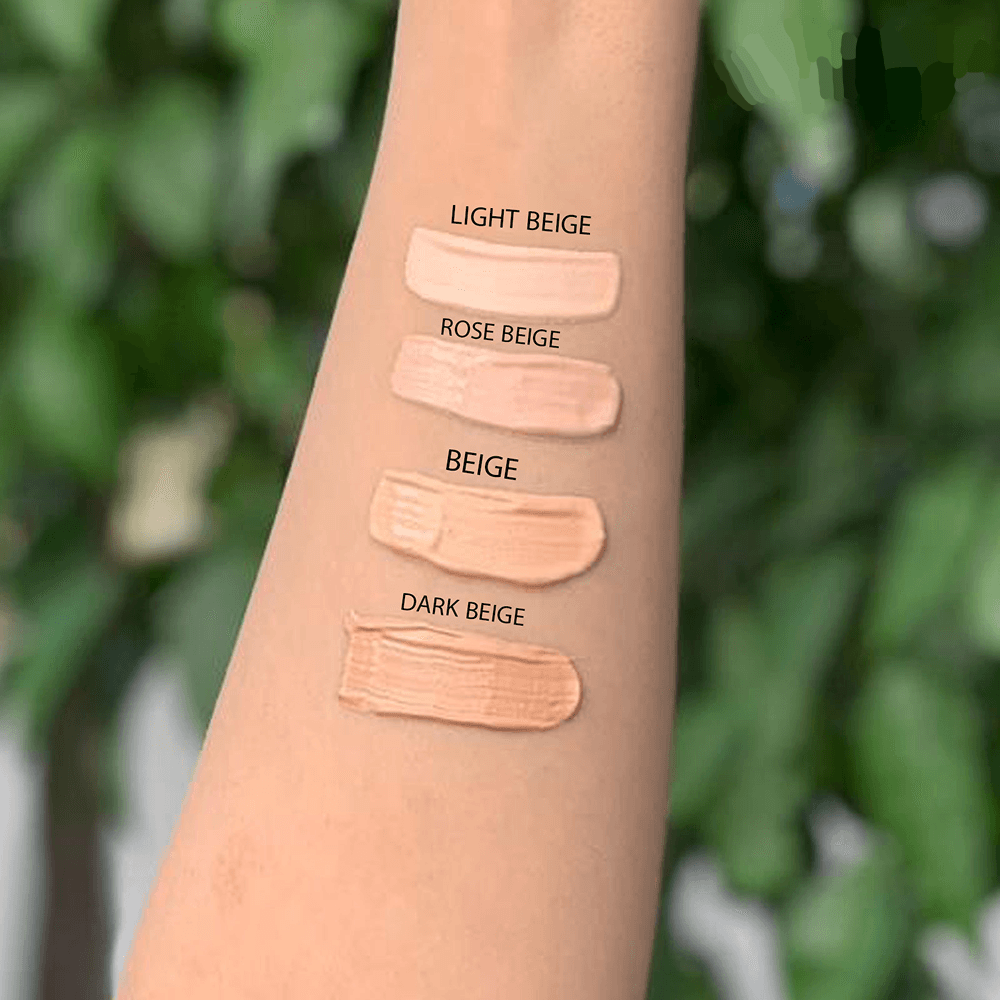 کرم ضد آفتاب رنگی سانیورا پوست خشک و حساس رز بژ SPF50 — تصویر ۳