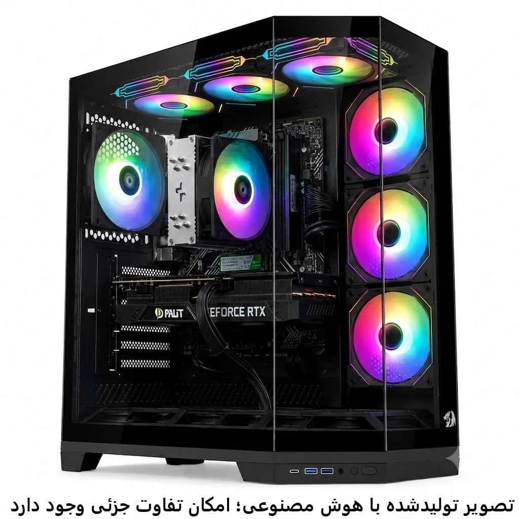 کیس اسمبل شده رندرینگ i5 12400F-H610MK-16GB DDR4-SSD 1TB-2060 8GB کد-GS038