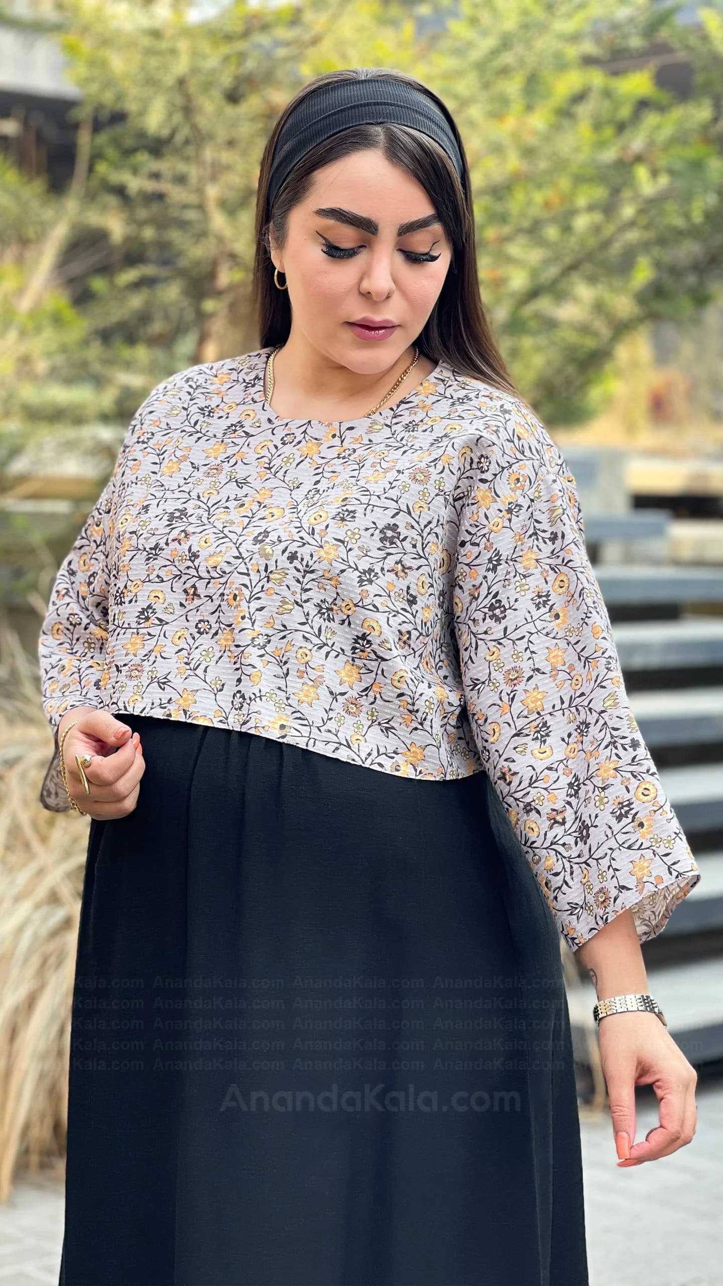 کراپ سارافون بارداری و شیردهی آریانا — تصویر ۶