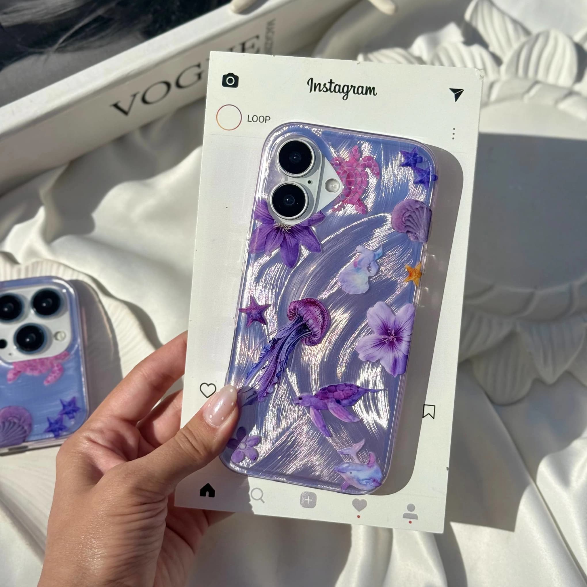 قاب گوشی عروس دریایی (Imd Jellyfish Lilac)