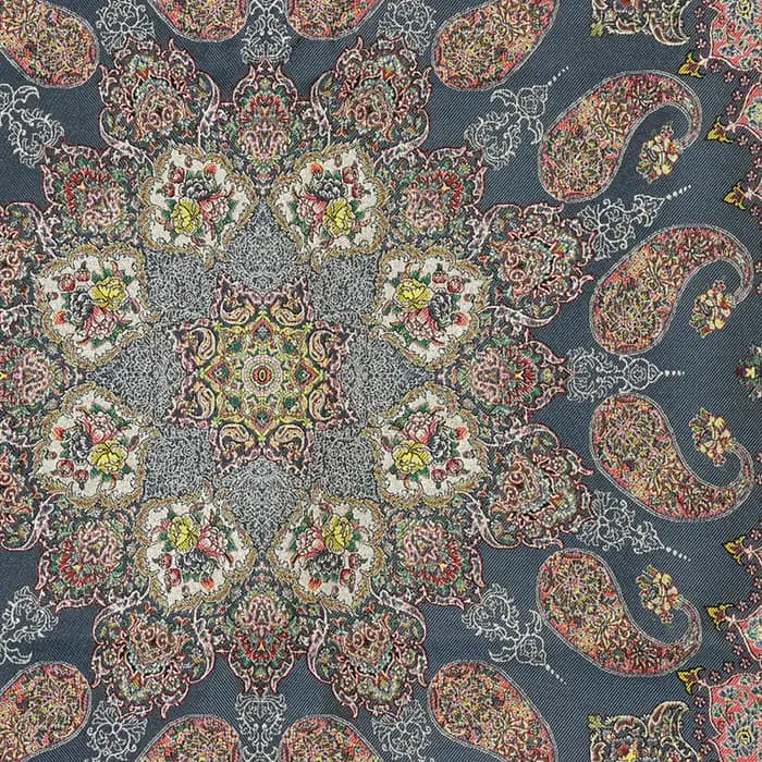 رومیزی ترمه طرح کهن 100*101 — تصویر ۲