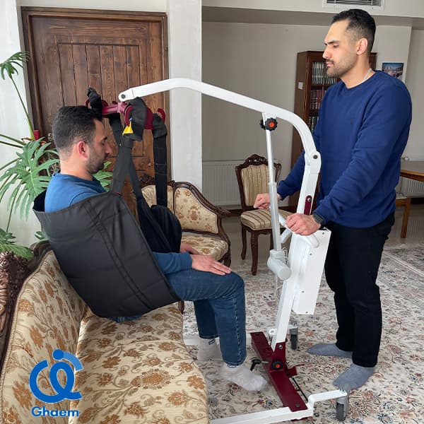 بالابر بیمار PZU-100 – بالابر بیمار تاشو مناسب استفاده خانگی — تصویر ۵