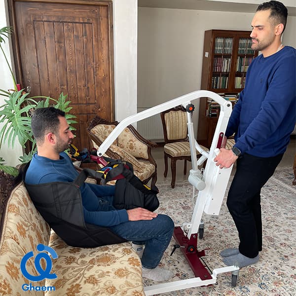 بالابر بیمار PZU-100 – بالابر بیمار تاشو مناسب استفاده خانگی — تصویر ۶