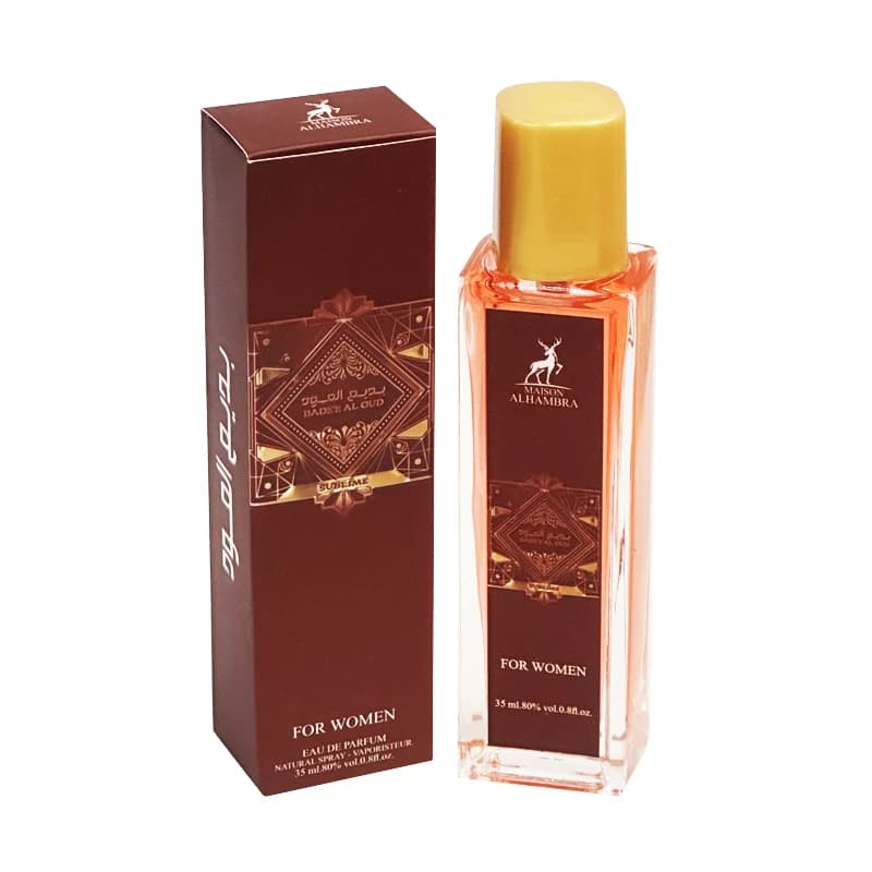 عطر ادوپرفیوم الحمبرا بدیع العود 35 میل زنانه مدل badee al oud
