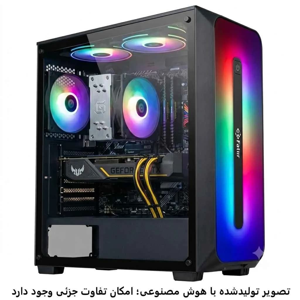 کیس اسمبل شده رندرینگ 12400f- h610mk- 16GB DDR4- SSD 1TB- GTX1660 6GB کد GS035