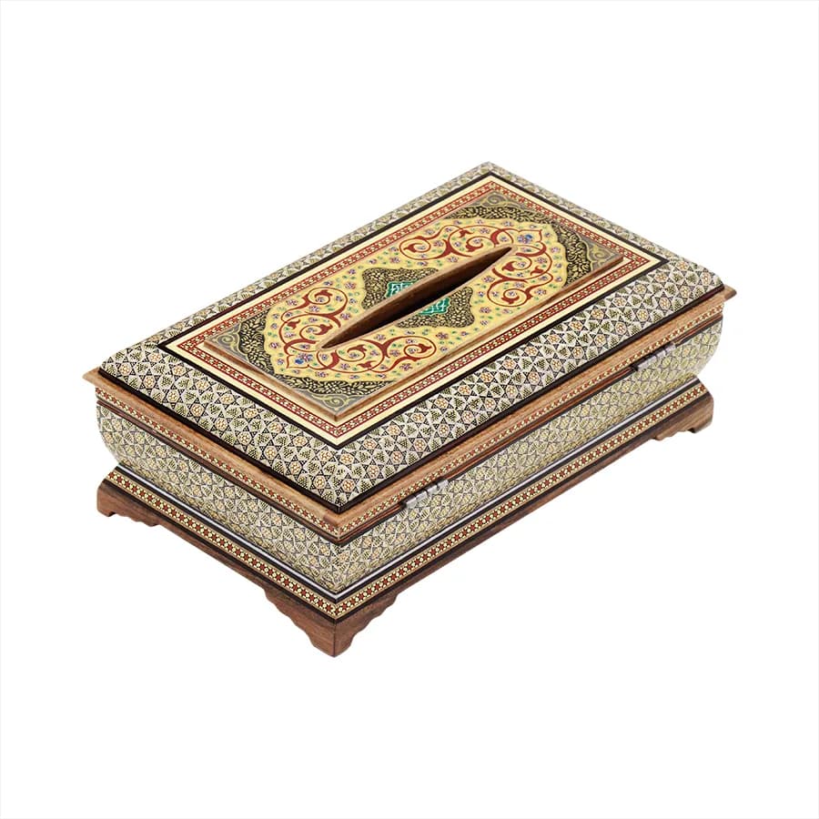 جعبه دستمال کاغذی خاتم نقاشی 5120 — تصویر ۴