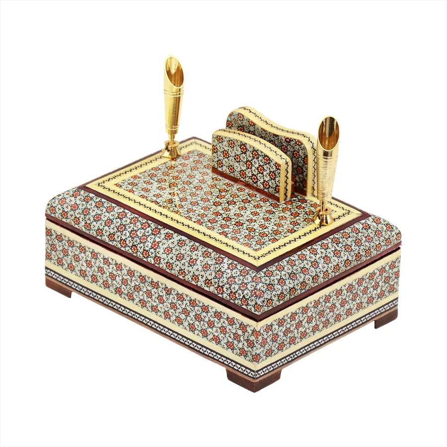 جعبه جاقلمی 15*11 خاتم 0023