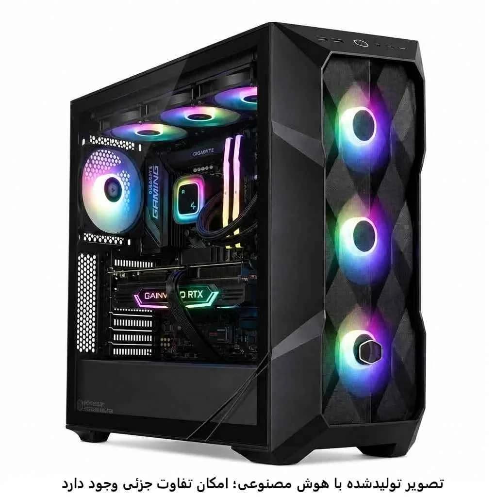 کیس اسمبل شده رندرینگ Ultra 5 245K- B860M- 32GB DDR5- SSD 1TB- RTX 3070 TI کد GS030