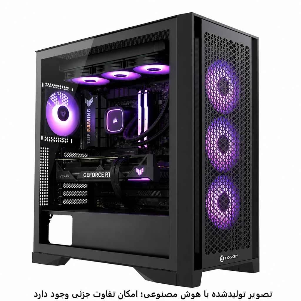 کیس اسمبل شده رندرینگ Ryzen 7 9700X- B850PLUS WIFI-32GB DDR5- SSD1TB- RTX 5070 کد RE016 — تصویر ۲