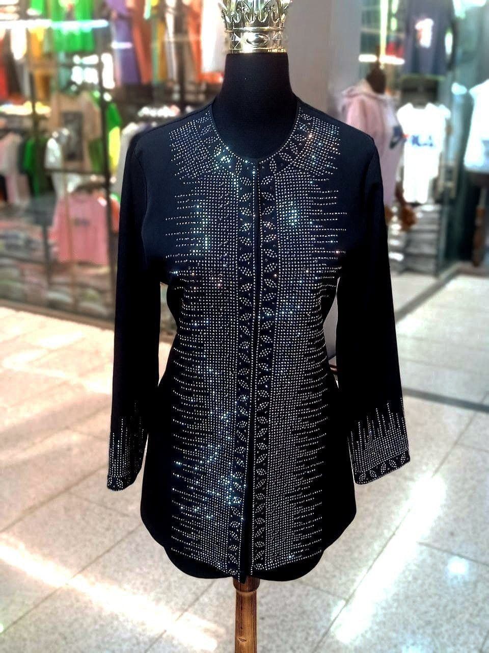 کت مجلسی نگیندار سایز بزرگ — تصویر ۲