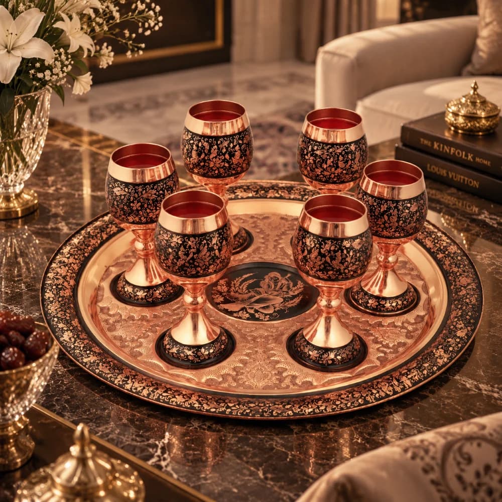 سینی گرد متوسط الماس تراش — تصویر ۲