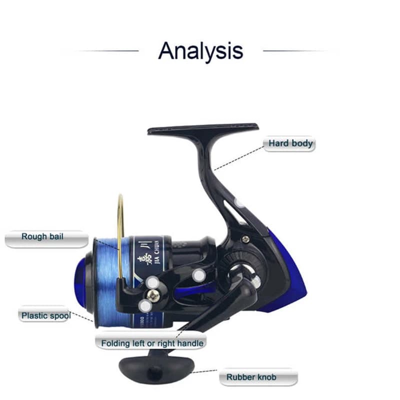 چرخ ماهیگیری YF7000 نخ پیچی شده کامل