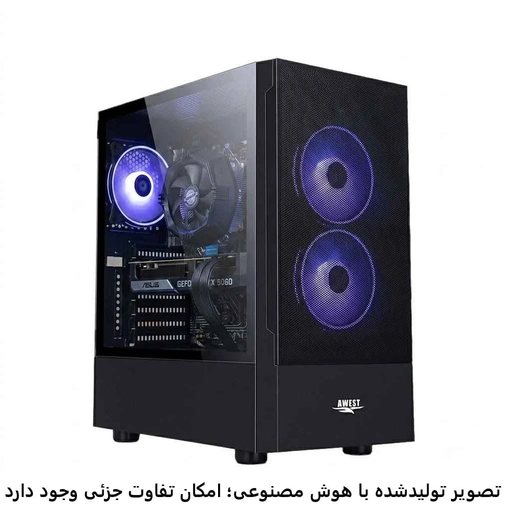 کیس گیمینگ اقتصادی H610M-A – i3 12th- 16GB DDR5 – 1TB SSD- RTX5060 کد 1-G003