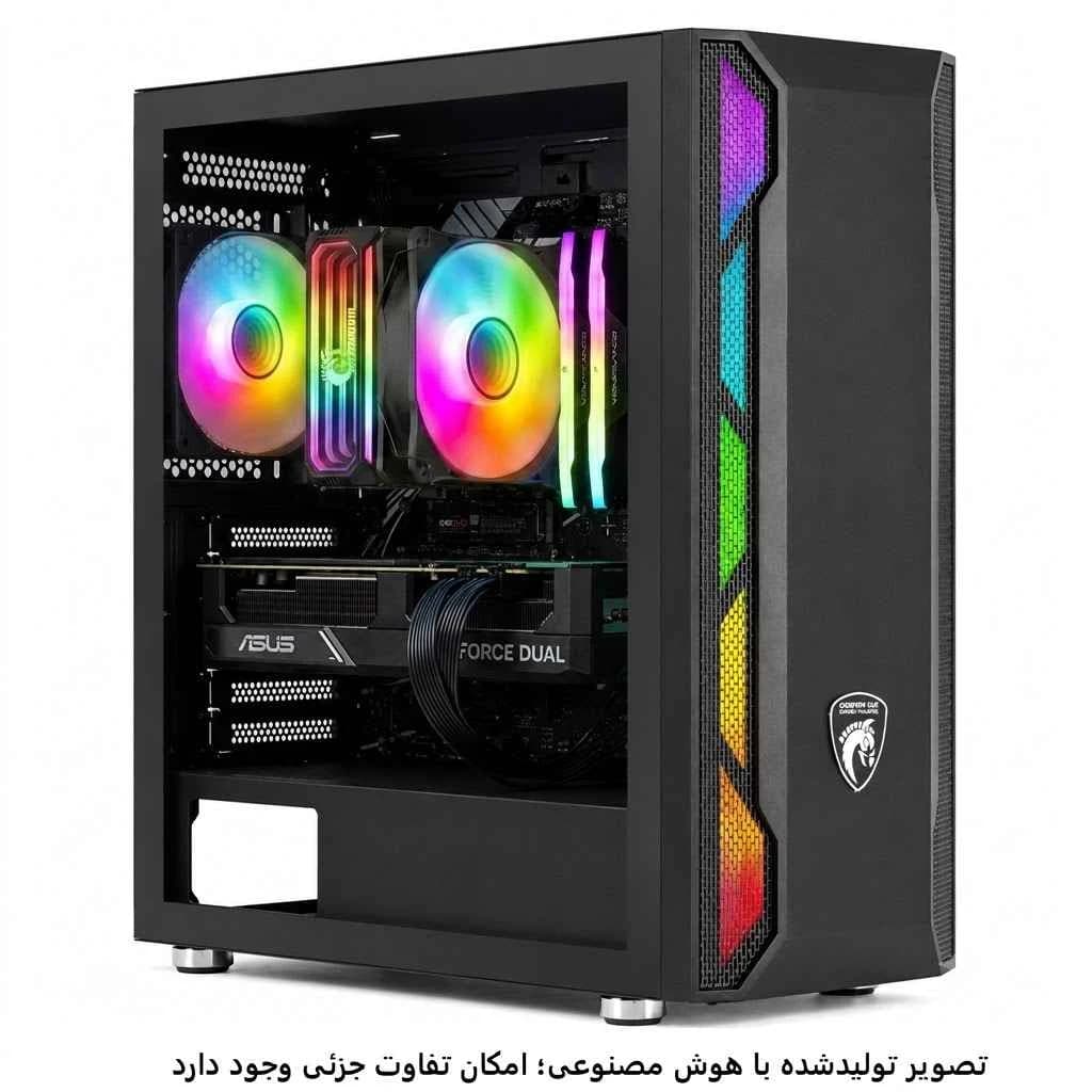 کیس گیمینگ میان رده B760Plus- i5 14th- 32GB DDR5- 2TB SSD- 5060 8GB کد 1-G001